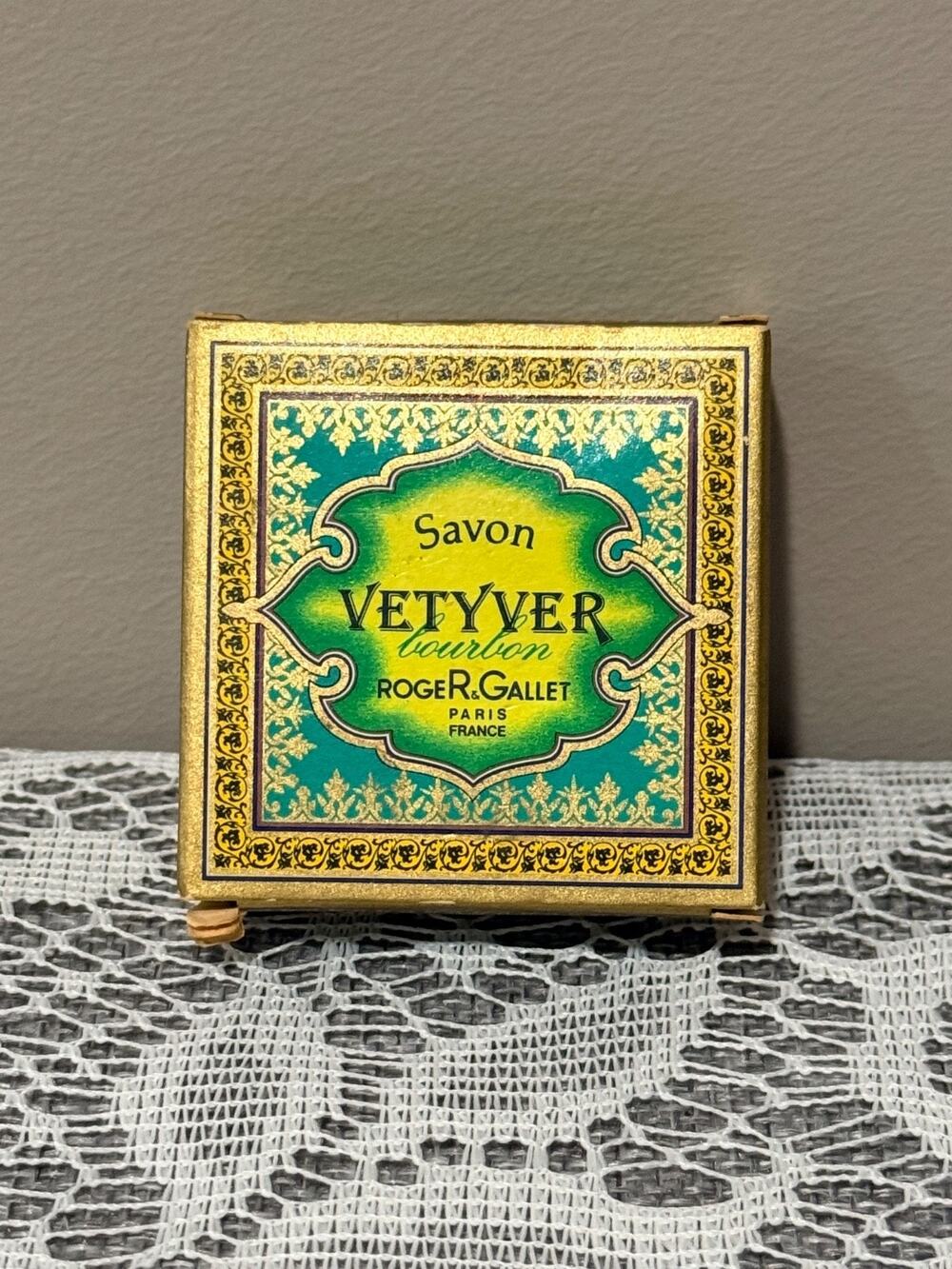 Vintage Roger & Gallet Vetyver Travel Size Hotel Soap Trusthouse Forte Hotels UK